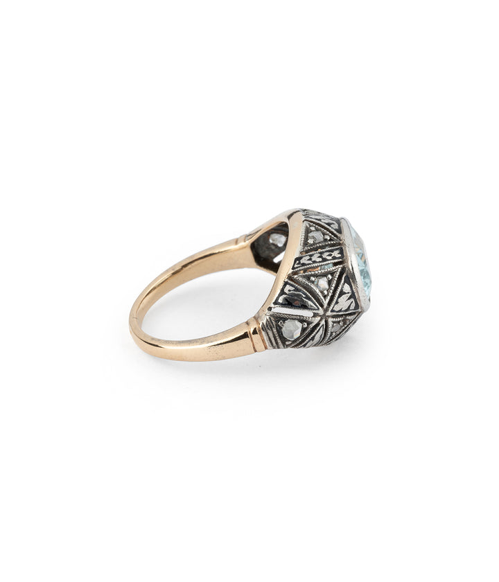 Bague aigue-marine Art déco Hiob - Caillou Paris
