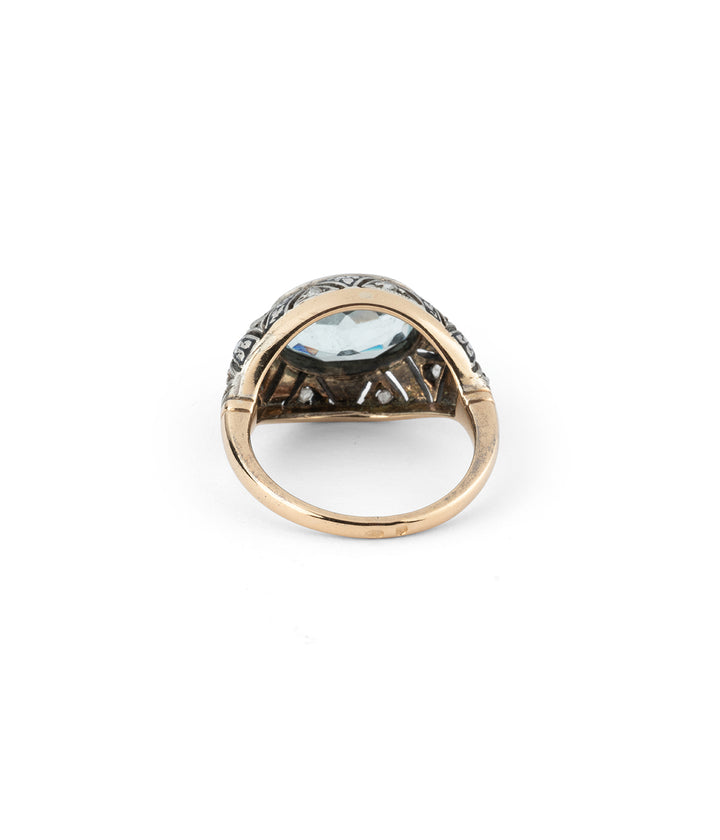 Bague ancienne aigue-marine Hiob - Caillou Paris