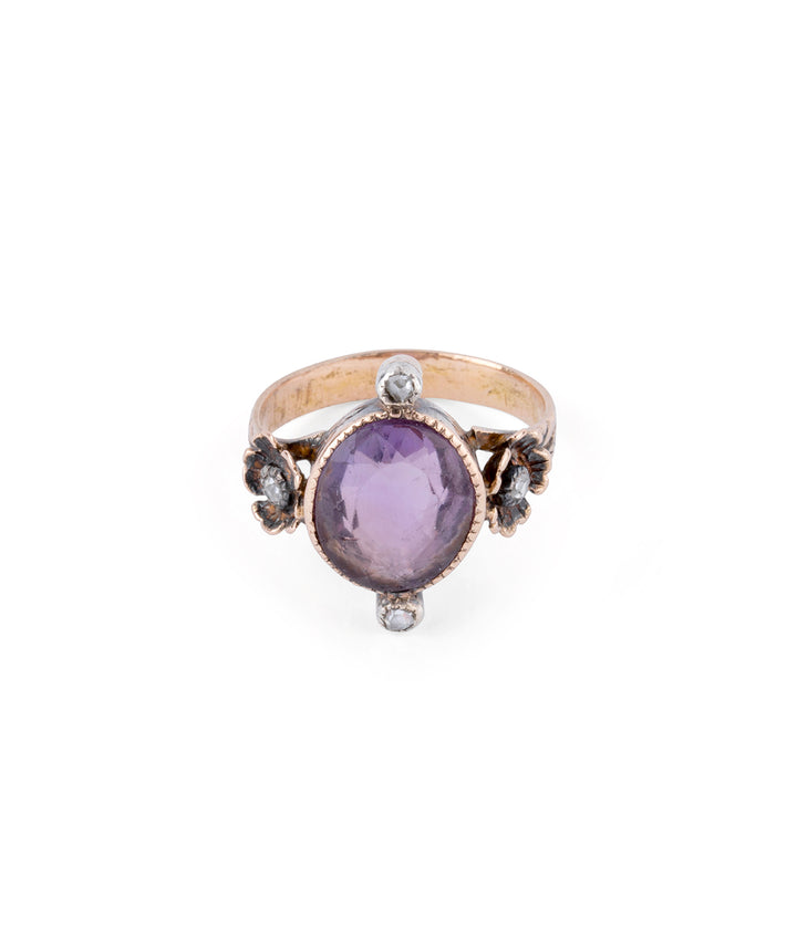 Bague ancienne améthyste "Lotta" - Caillou Paris