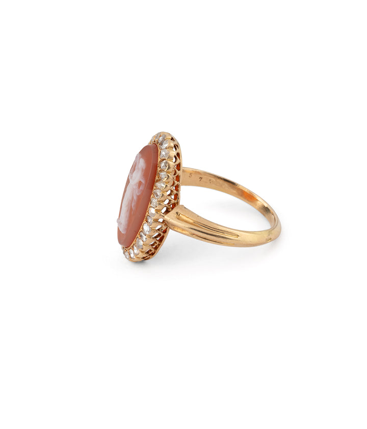 Bague ancienne camee agate "Zaila" - Caillou Paris