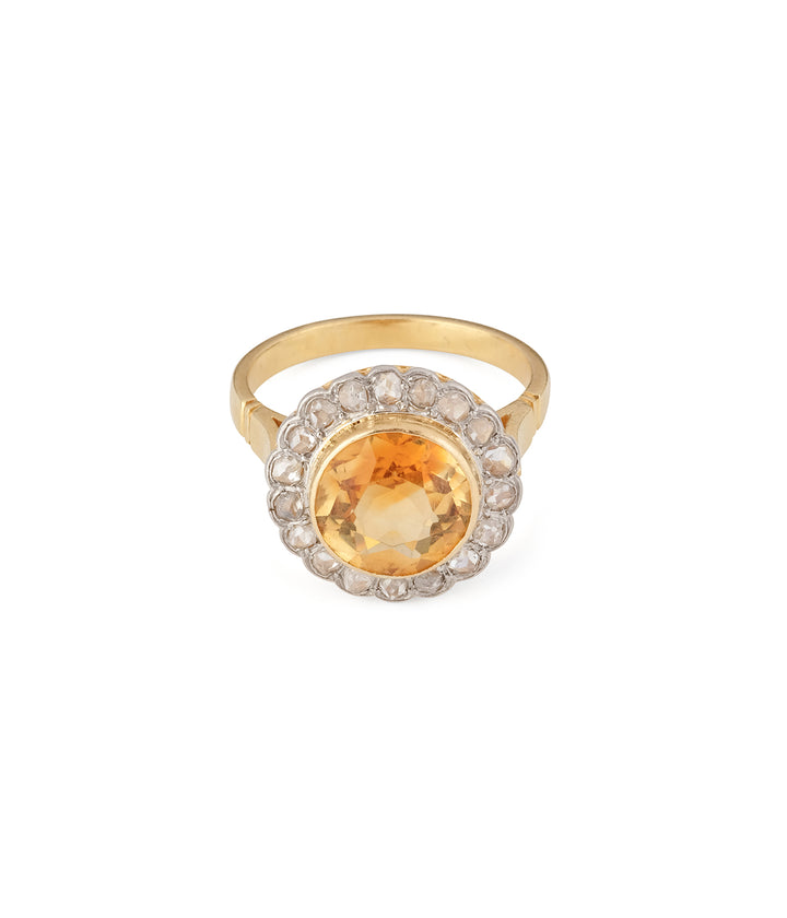 Bague-ancienne-citrine-diamants-Valeda-Caillou-Paris