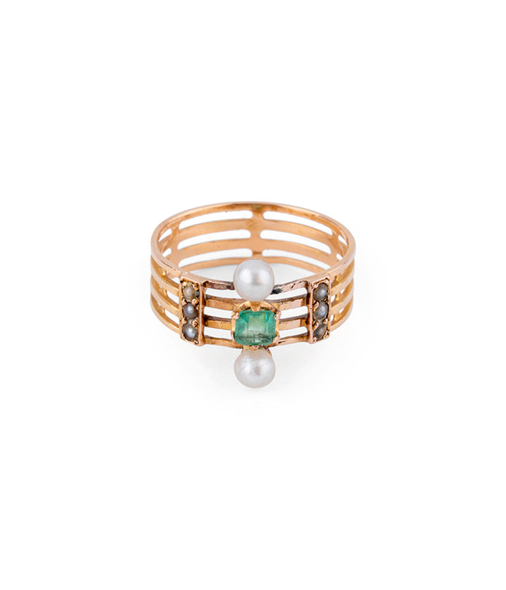 Bague ancienne émeraude "Roumia" - Caillou Paris