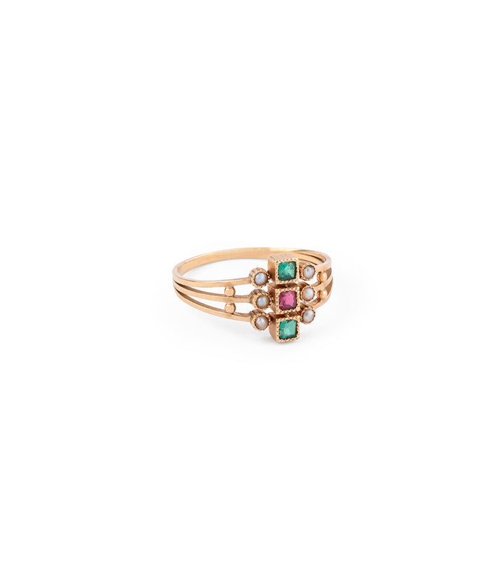 Bague ancienne or "Valia" droite - Caillou Paris