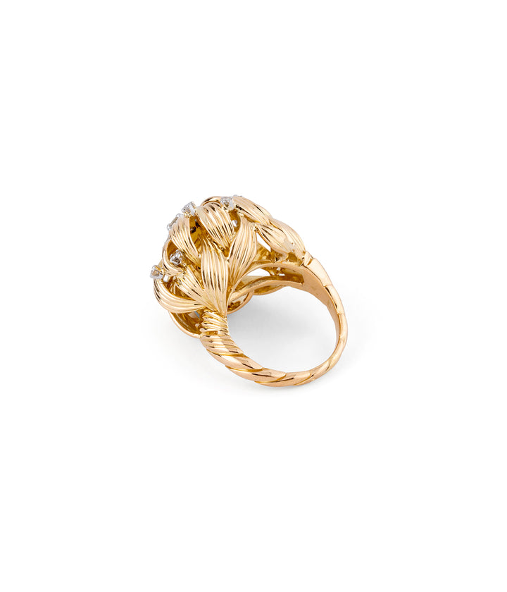 Bague ancienne or "Anissa" dos gauche - Caillou Paris