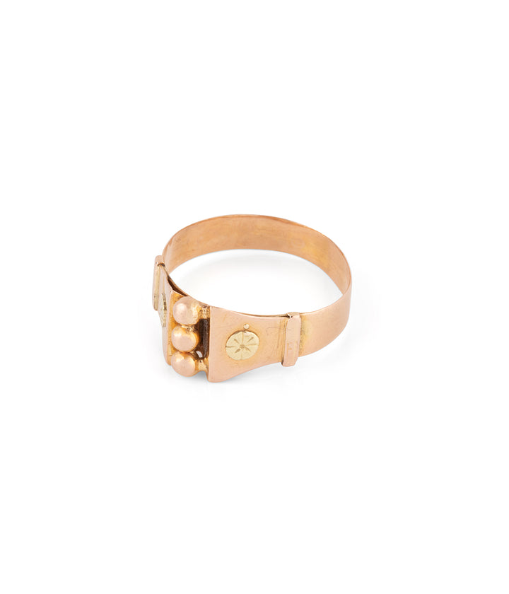 Bague-ancienne-or-rose-Melkior-Caillou-Paris