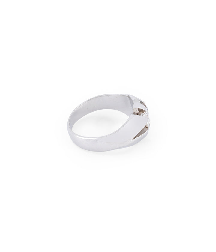Bague ancienne platine Luca - Caillou Paris