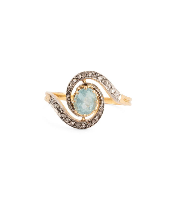 Bague-ancienne-tourbillon-aigue-marine-Heiva-Caillou-Paris
