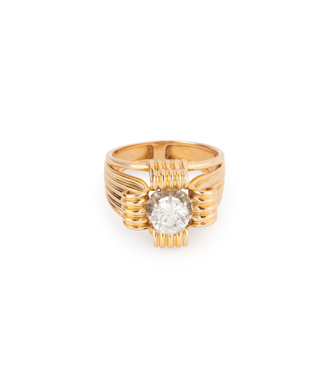 Bague-annees-50-or-diamant-Apala-Caillou-Paris