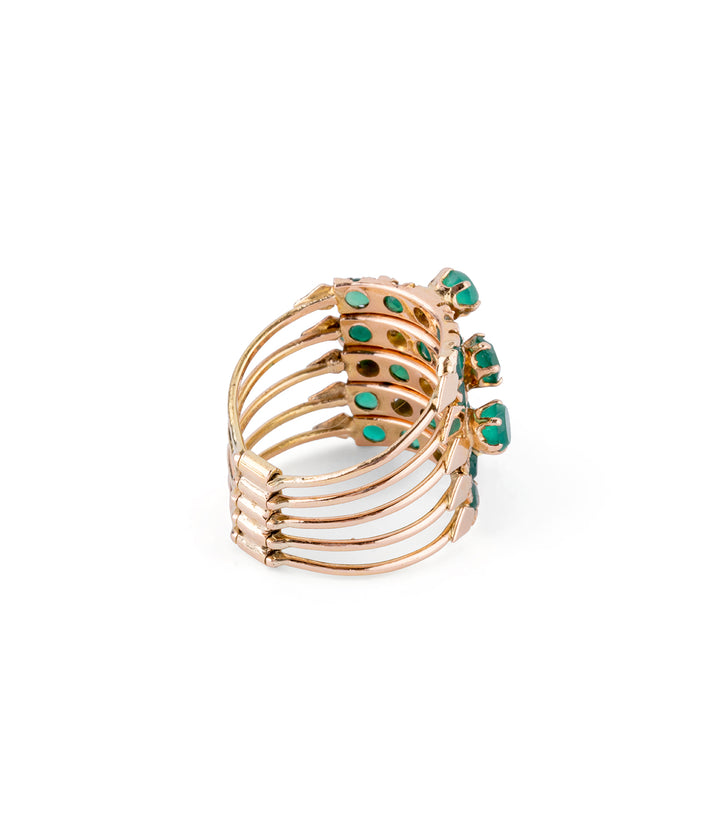 Bague de harem ancienne "Nosh" dos droite - Caillou Paris