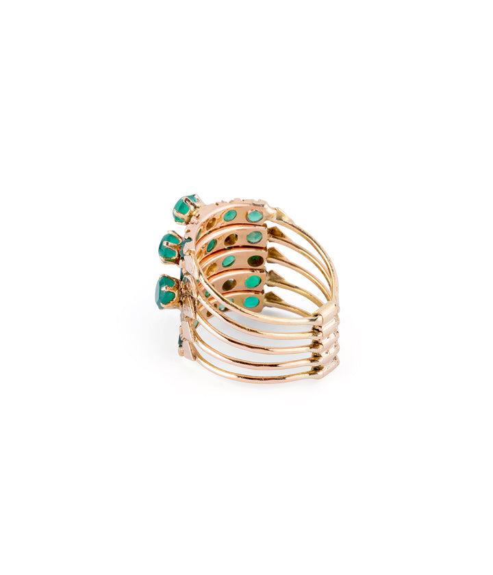 Bague de harem ancienne "Nosh" dos gauche - Caillou Paris