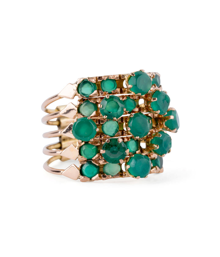 Bague de harem ancienne "Nosh" gros plan - Caillou Paris