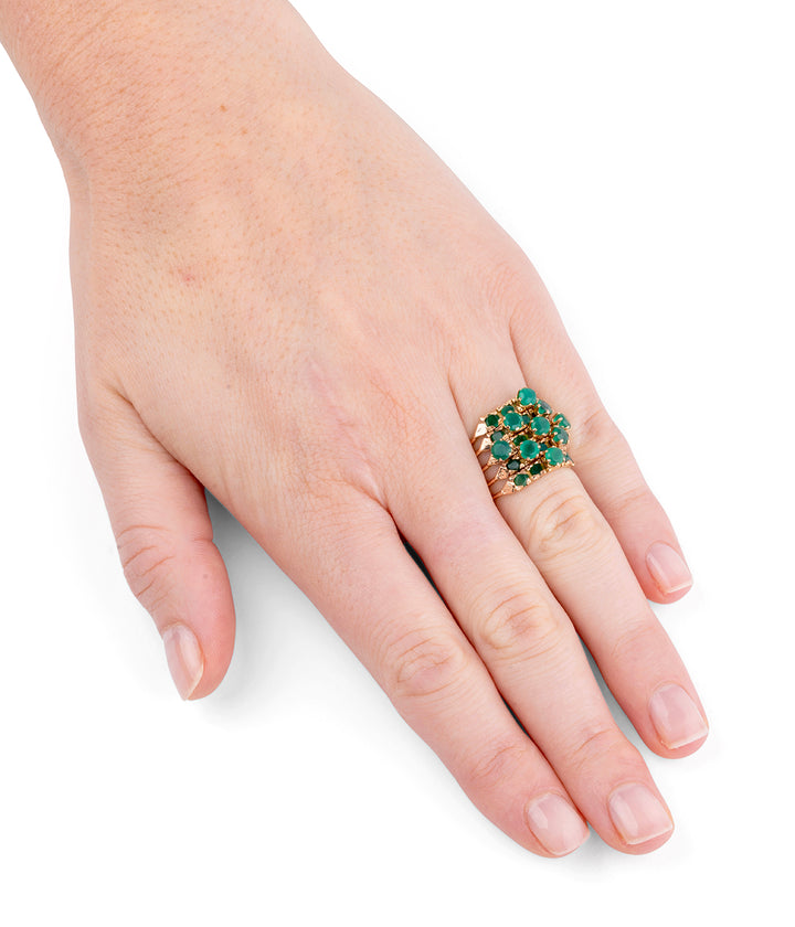 Bague de harem ancienne "Nosh" porter - Caillou Paris