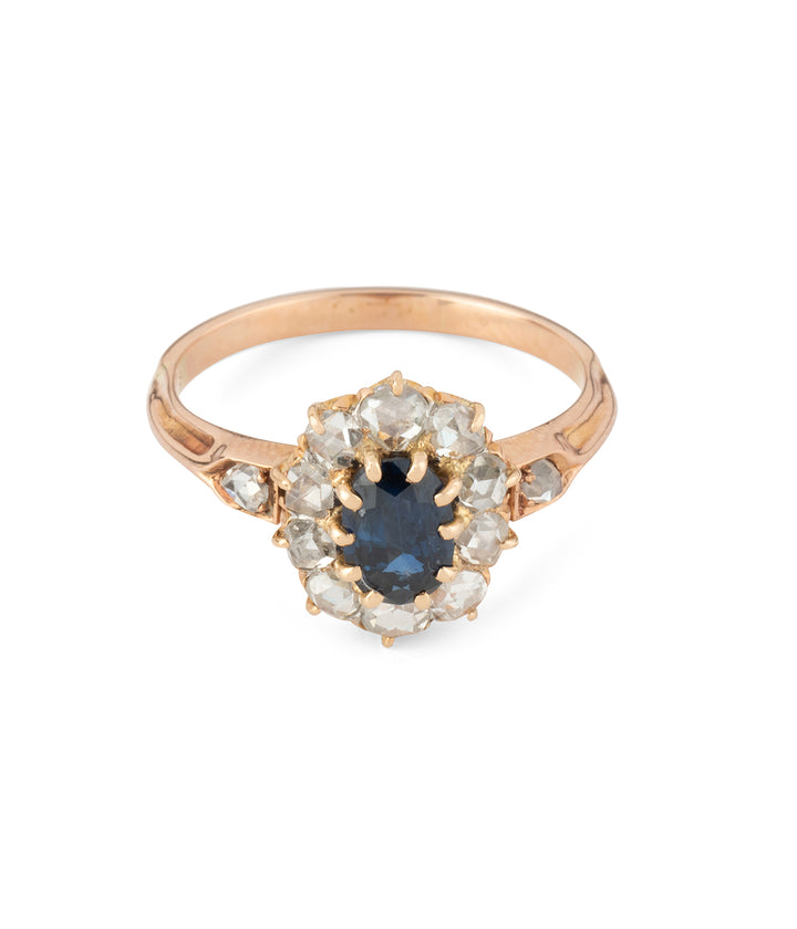 Bague-fiancailles-ancienne-saphir-diamants-Hug-Caillou-Paris