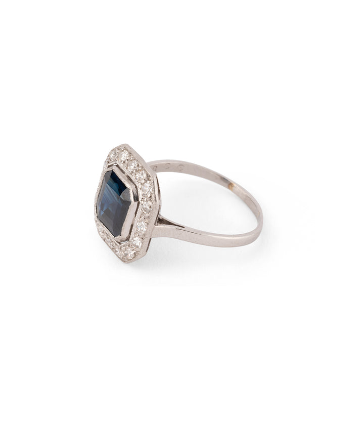 Bague de fiançailles en saphir "Raimo" - Caillou Paris
