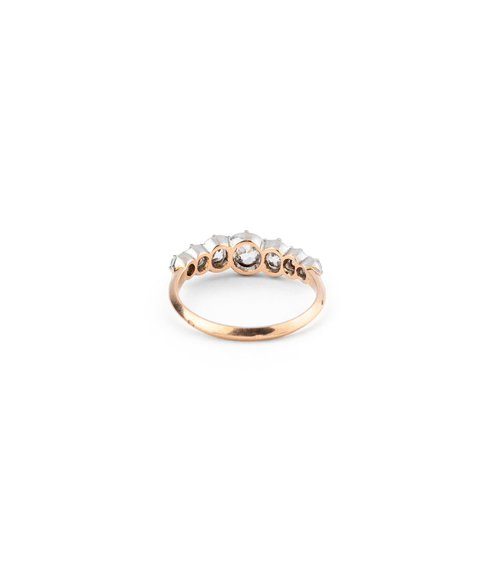 Bague jarretière ancienne "Dabi" dos - Caillou Paris