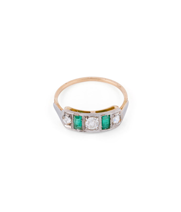 Bague jarretière ancienne "Gasa" - Caillou Paris