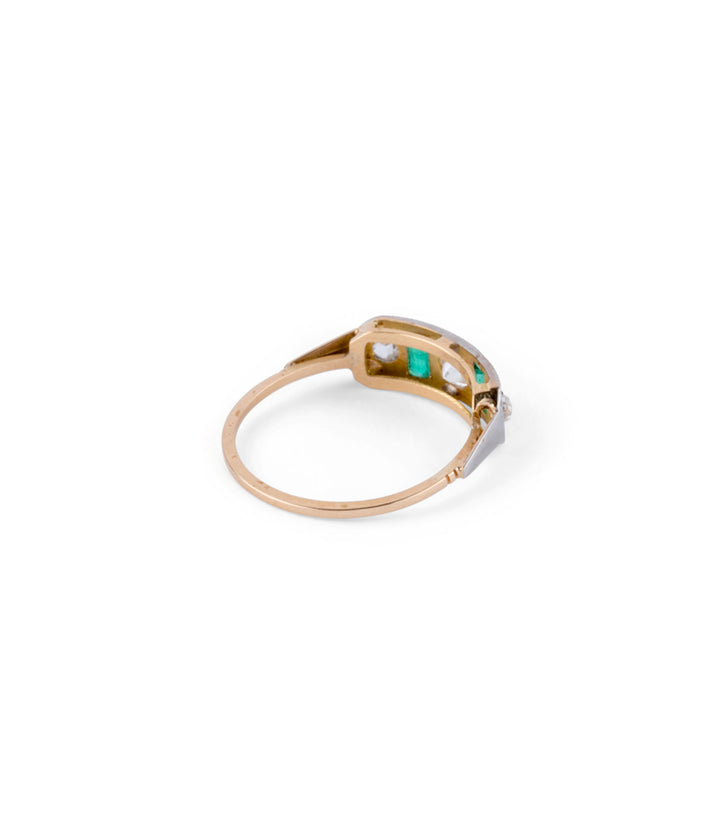 Bague jarretière ancienne "Gasa" dos droite - Caillou Paris