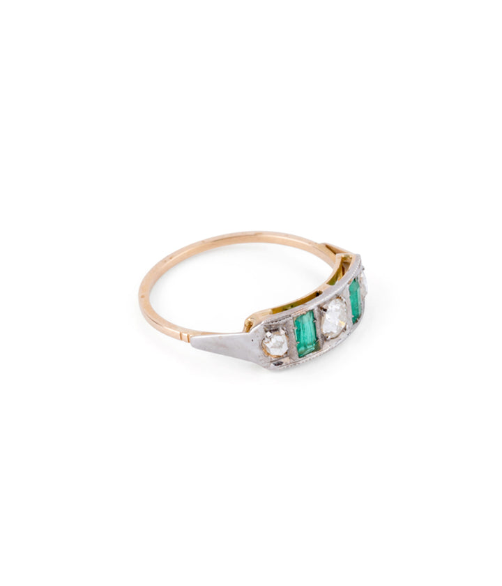 Bague jarretière ancienne "Gasa" droite - Caillou Paris