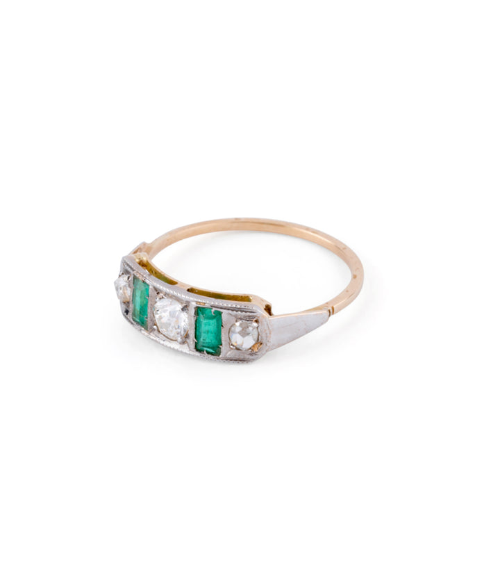 Bague jarretière ancienne "Gasa" gauche - Caillou Paris