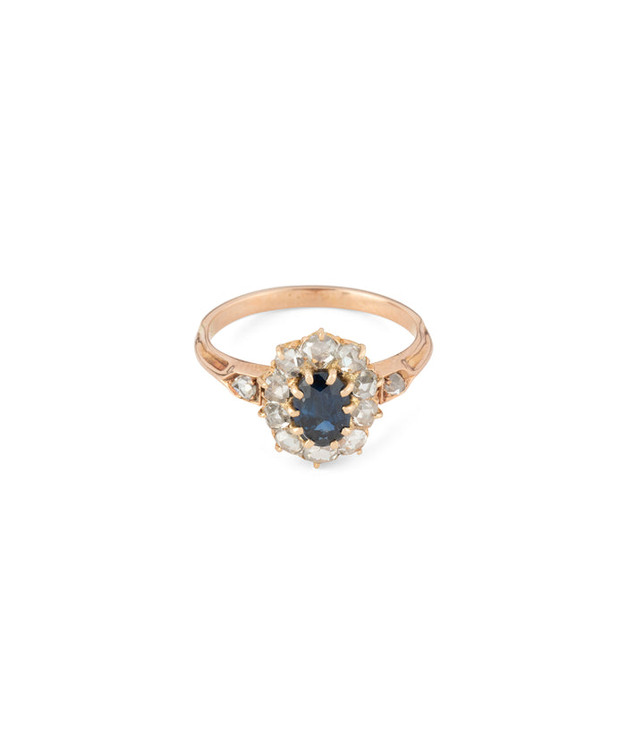 Bague-maguerite-ancienne-saphir-diamants-Hug-Caillou-Paris