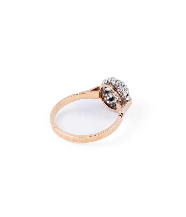 Bague Marguerite ancienne "Qays" dos droite - Caillou Paris