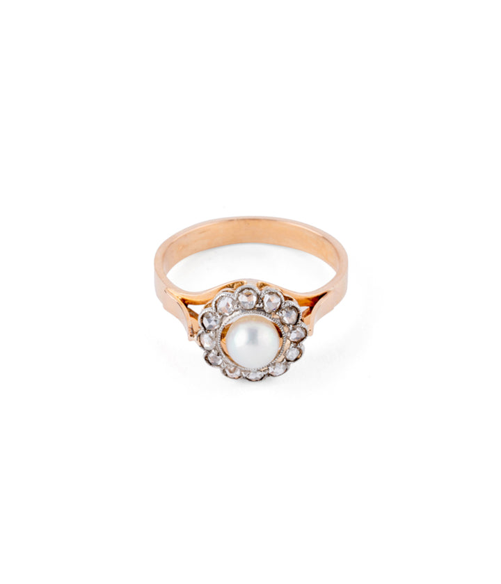 Bague marguerite ancienne "Xelena" - Caillou Paris