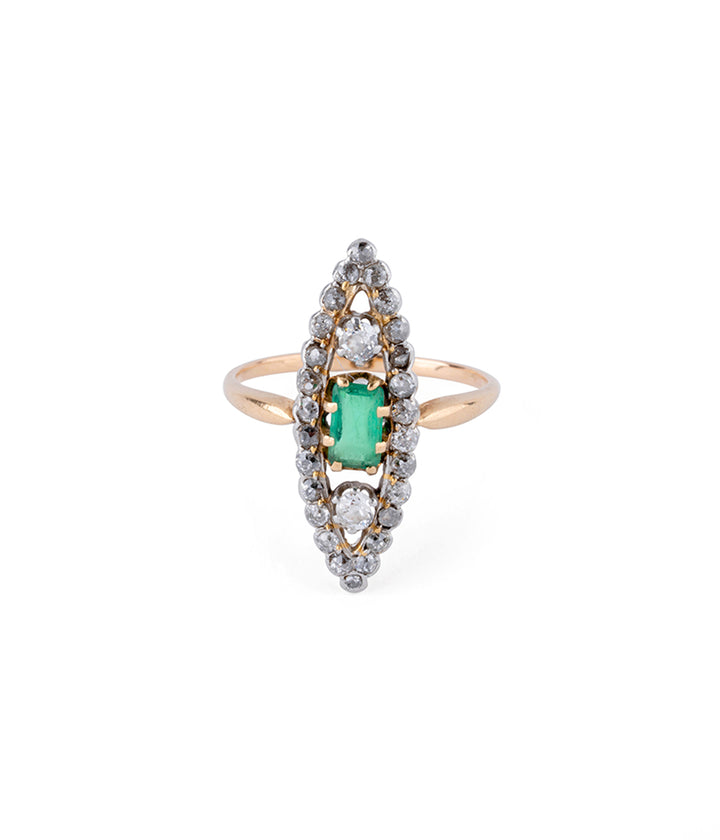 Bague marquise ancienne "Zaifa" - Caillou Paris