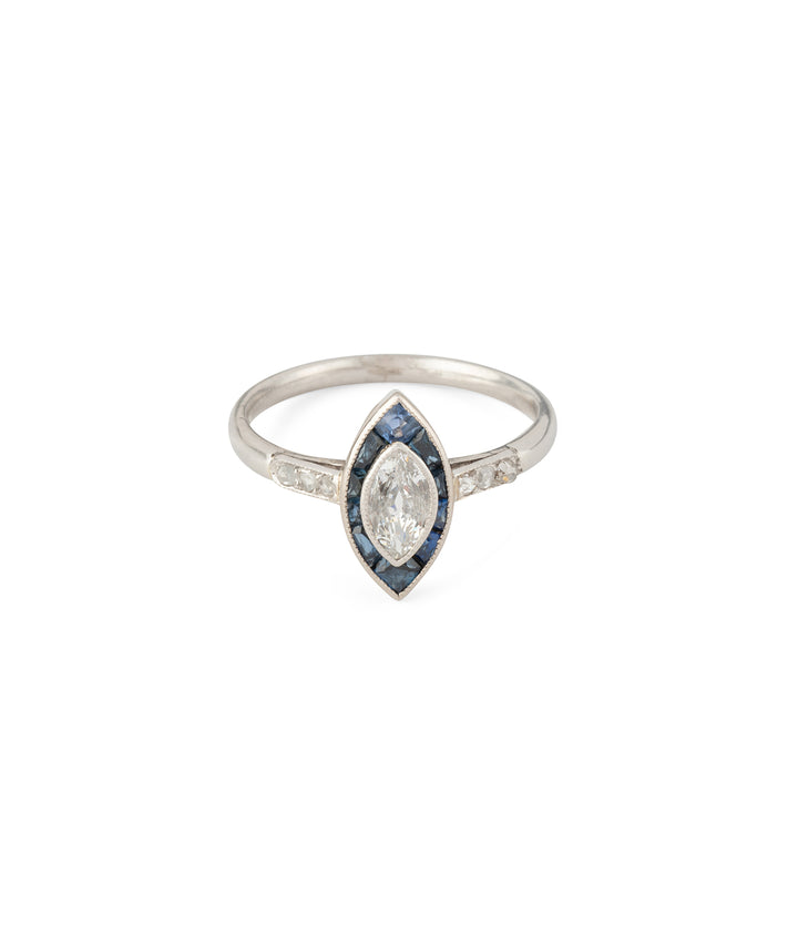 Bague-vintage-saphirs-diamants-Prama-Caillou-Paris