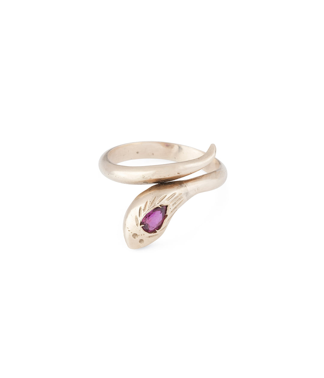 Bague-vintage-serpent-grenat-Amra-Caillou-Paris