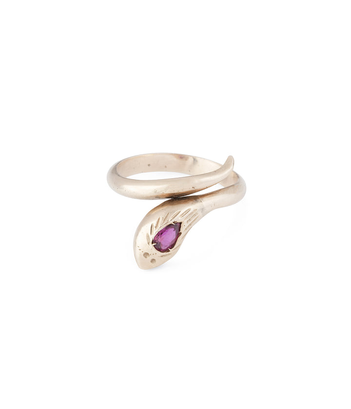 Bague-vintage-serpent-grenat-Amra-Caillou-Paris
