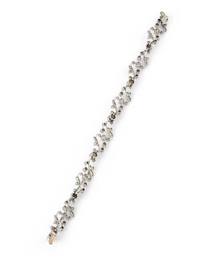 Belle epoque pearls and diamonds bracelet Pawl - Caillou Paris