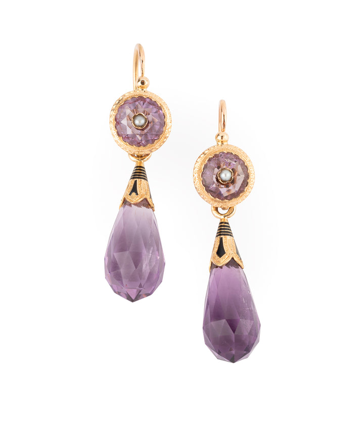 Boucles-oreilles-anciennes-epoque-NapoleonIII-amethyste-Bollard-Caillou-Paris