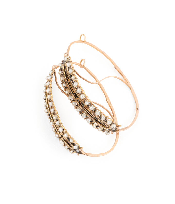 Boucles-oreilles-anciennes-or-email-perles-Ketan-Caillou-Paris