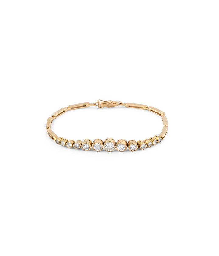 Bracelet ancien en diamants "Hestia" - Caillou Paris