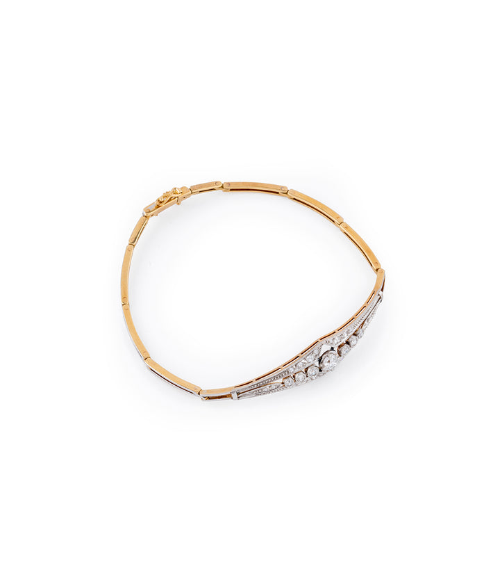 Bracelet ancien diamants "Ive" droite - Caillou Paris