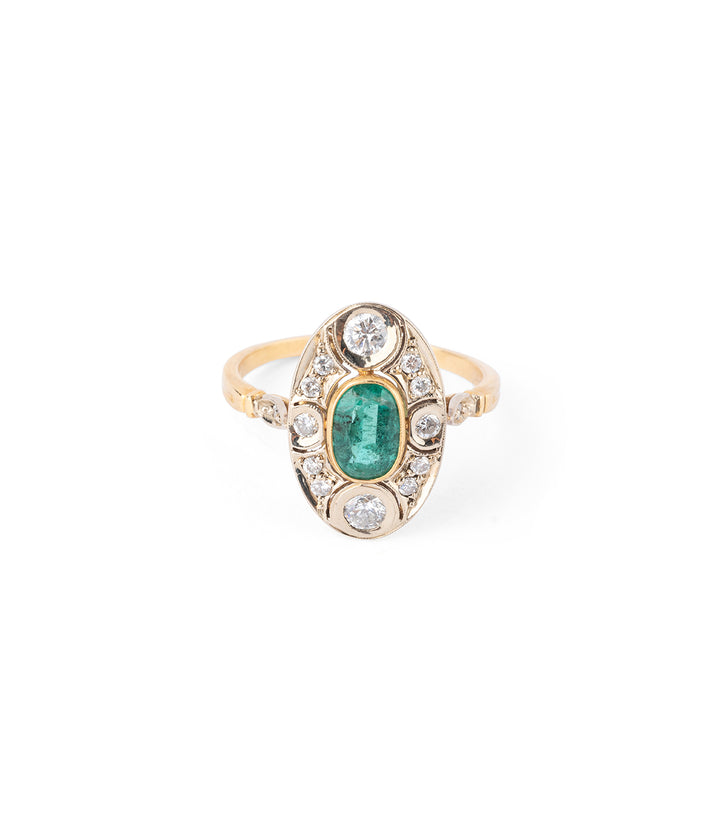 Caillou Paris - Bague vintage émeraude “Garen”
