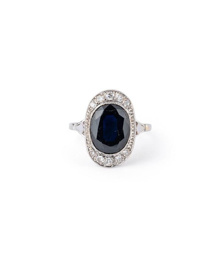 Caillou Paris - Bague ancienne saphir Peli