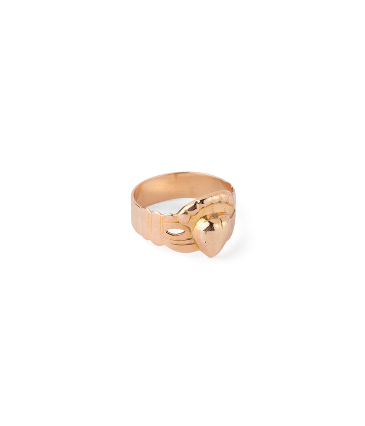 Caillou Paris - Bague de foi ancienne or “Anika” droite