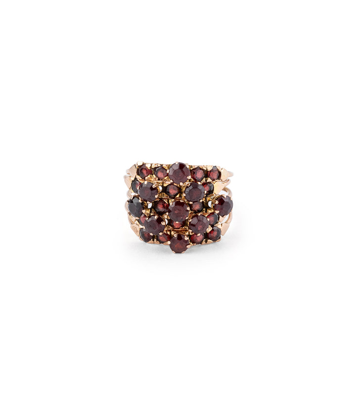 Bague de harem vintage en grenat Aanor - Caillou Paris
