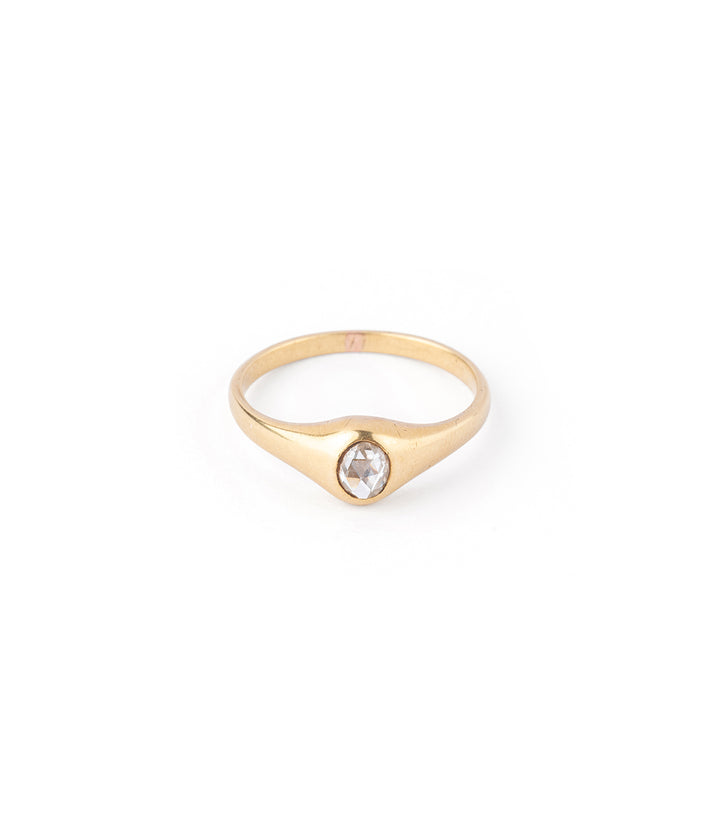Caillou Paris - Bague ancienne diamant "Konni"