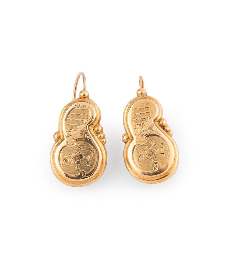 Caillou Paris - Boucles d'oreilles anciennes or "Saad"
