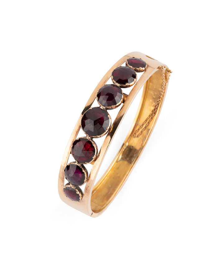 Caillou Paris - Bracelet ancien grenats de Perpignan Marcial profil