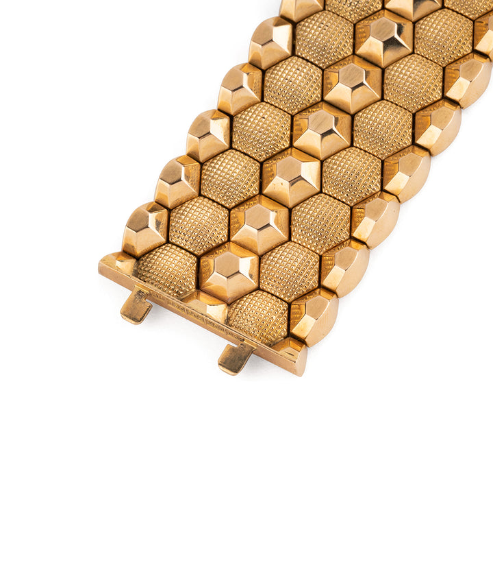 Caillou Paris - Bracelet ancien Liese en or fermoir 2