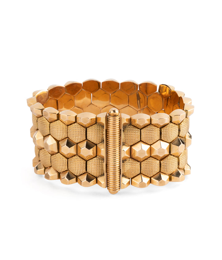 Caillou Paris - Bracelet ancien Liese en or fermoir vue 2