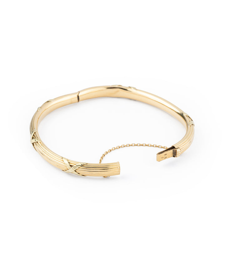 Caillou Paris - Bracelet ancien or "Rupal" ouvert