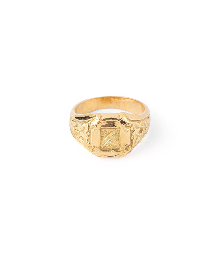 Chevalière ancienne or "Davan"