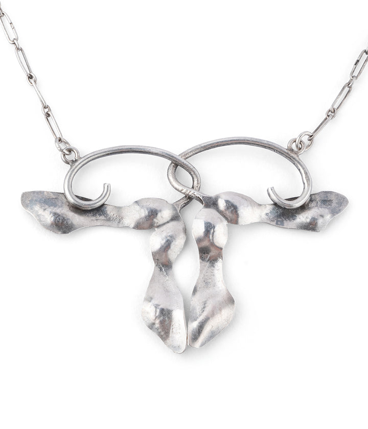 Caillou Paris - Collier Art nouveau argent “Eitan” detail 2