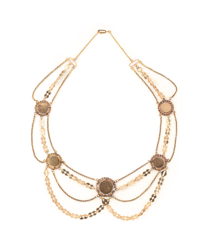 Caillou Paris - Collier d’esclavage ancien or “Ilar” dos