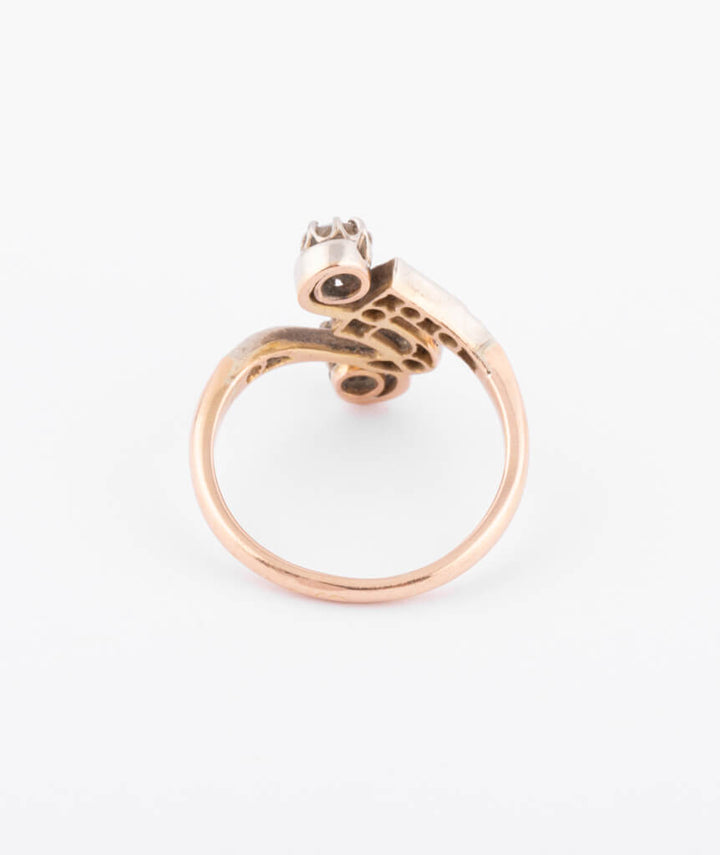 Bague de fiançailles Art nouveau diamants Dordi - Caillou Paris