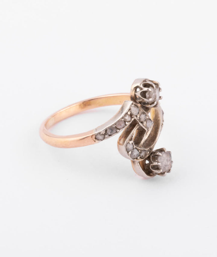 Art nouveau diamond ring Dordi - Caillou Paris